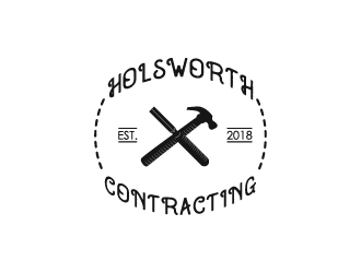 Holsworth Contracting logo design by BaneVujkov