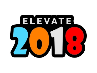 Elevate 2018 logo design by aqibahmed