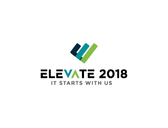 Elevate 2018 logo design by fillintheblack