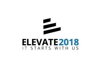 Elevate 2018 logo design by Erasedink
