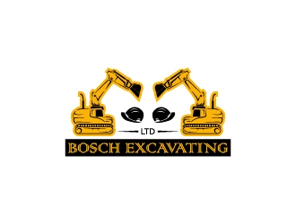 Bosch Excavating Ltd logo design by BaneVujkov