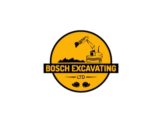 Bosch Excavating Ltd logo design by BaneVujkov