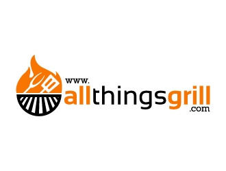 www.allthingsgrill.com logo design by jaize