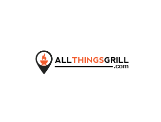 www.allthingsgrill.com logo design by Rachel