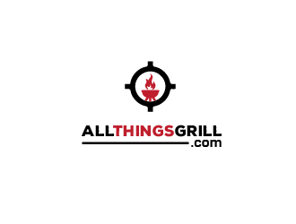 www.allthingsgrill.com logo design by Rachel