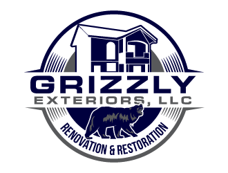 Grizzly Exteriors, LLC. logo design by PRN123