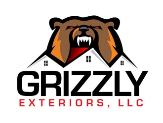 Grizzly Exteriors, LLC. logo design by LogoInvent