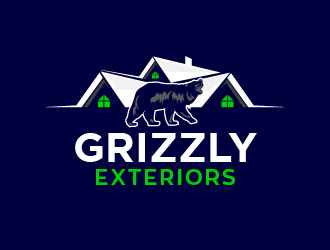Grizzly Exteriors, LLC. logo design by PRN123
