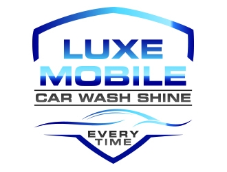 Luxe Mobile Car Wash Shine,Every Time logo design by aqibahmed