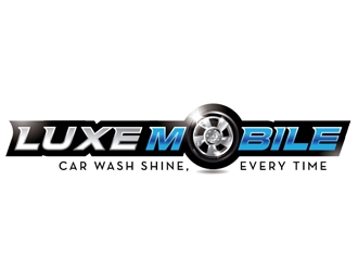 Luxe Mobile Car Wash Shine,Every Time logo design by logoguy