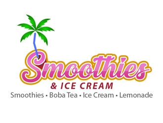 Smoothies & Ice Cream  logo design by LogoInvent