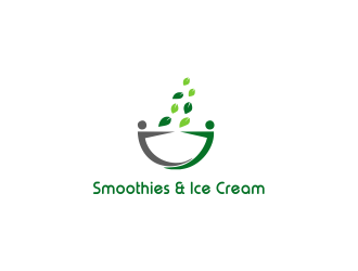 Smoothies & Ice Cream  logo design by Greenlight