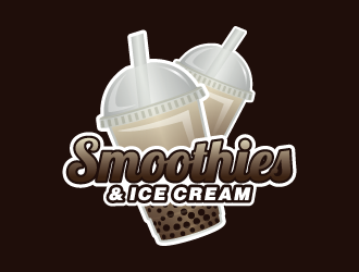 Smoothies & Ice Cream  logo design by Suvendu