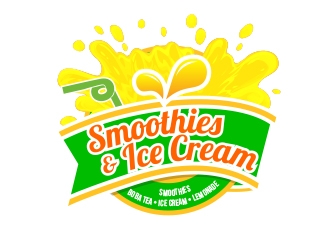 Smoothies & Ice Cream  logo design by MarkindDesign