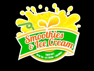 Smoothies & Ice Cream  logo design by MarkindDesign
