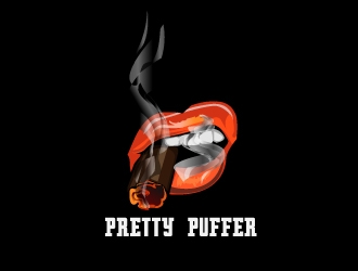 Pretty Puffer logo design by samuraiXcreations