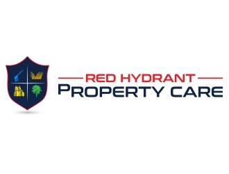 Red Hydrant Property Care logo design by fawadyk