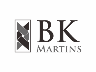 B K Martins logo design by Mahrein