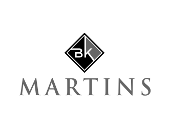 B K Martins logo design by afra_art