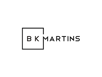 B K Martins logo design by blackcane