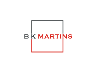 B K Martins logo design by bricton