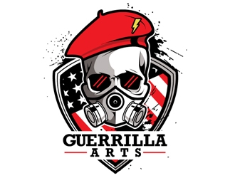 Guerrilla Arts Group or Guerrilla Arts logo design by logoguy