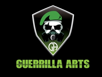 Guerrilla Arts Group or Guerrilla Arts logo design by logoguy