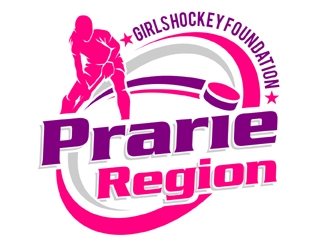Prarie Region Girls Hockey Foundation logo design by MAXR