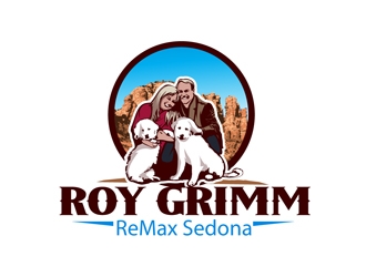 Roy Grimm ReMax Sedona  logo design by DreamLogoDesign