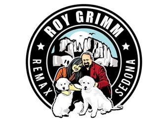 Roy Grimm ReMax Sedona  logo design by logoguy