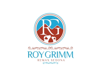 Roy Grimm ReMax Sedona  logo design by Suvendu