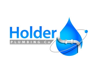 Holder Plumbing Co. logo design by uttam
