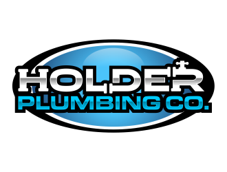 Holder Plumbing Co. logo design by ingepro