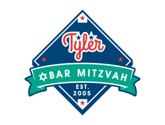 Bar Mitzvah Logo Baseball Themed logo design by reight