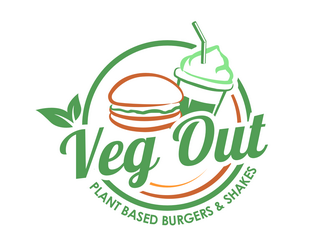 Veg Out  logo design by haze