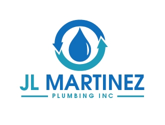 JL MARTINEZ PLUMBING INC. logo design by shravya