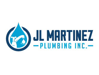 JL MARTINEZ PLUMBING INC. logo design by akilis13