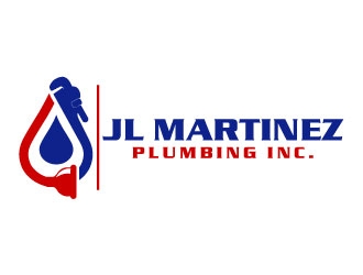 JL MARTINEZ PLUMBING INC. logo design by uttam