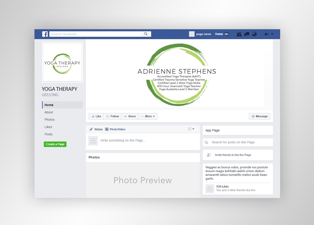 Yoga Therapy Geelong logo design by aamir