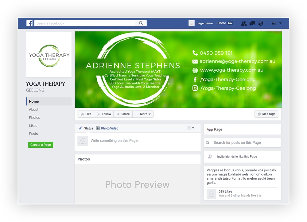 Yoga Therapy Geelong logo design by aamir