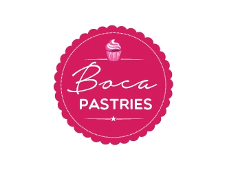 Boca Pastries logo design by Webphixo