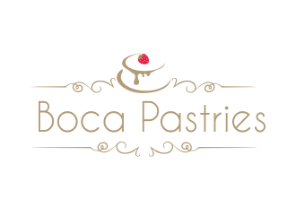 Boca Pastries logo design by YONK