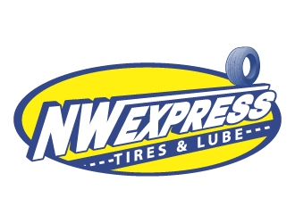 Northwest Express, Tires & Lube logo design by Aelius