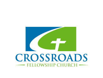Crossroads Fellowship Church  logo design by tec343