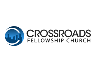 Crossroads Fellowship Church  logo design by kunejo