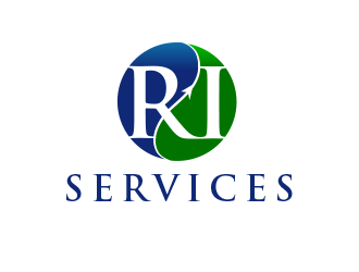 RI Services logo design by BeDesign