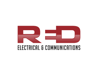 Red Electrical & Communications logo design by akilis13