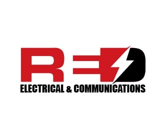 Red Electrical & Communications logo design by MarkindDesign