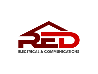 Red Electrical & Communications logo design by ingepro