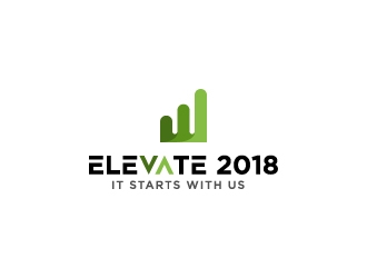 Elevate 2018 logo design by fillintheblack